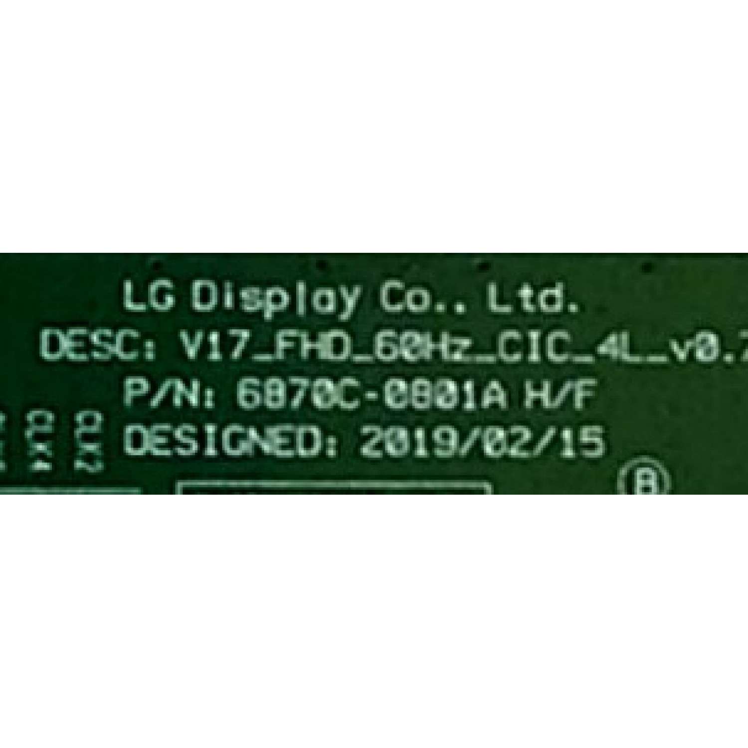 T-CON PARA TV JVC / W BOX ORIGINAL / NUMERO DE PARTE 6871L-9072A / 6870C-1801A / 9072A / PANEL K430WDF / GJT43DF-GX / DISPLAY LC430DUQ (SK)(A3) / MODELOS SI43FRF / 0E-43MON1080 - Imagen 2